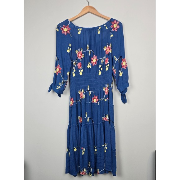 Floral Blue Maxi Dress - Picture 12 of 12